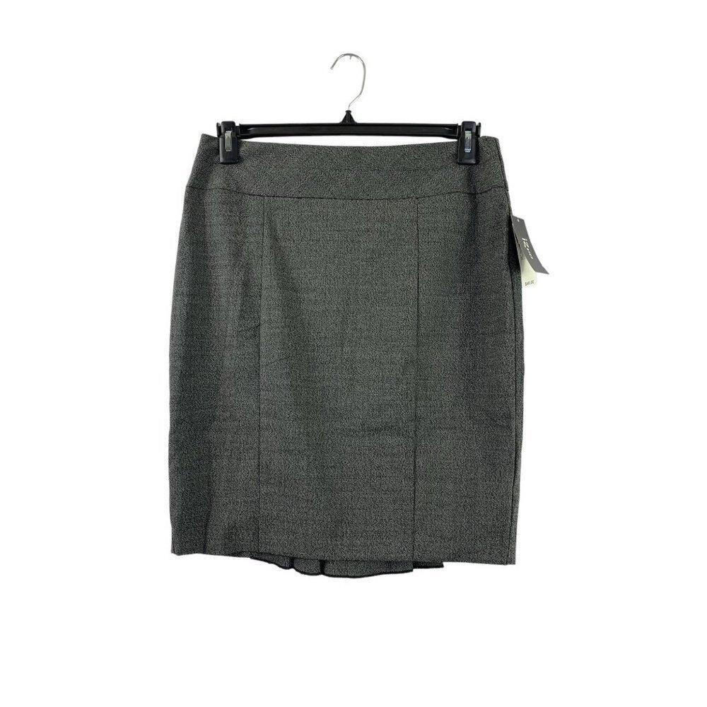 IZ Byer Women's Charcoal Skirt